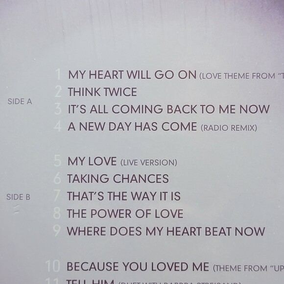 VINYL Celine Dion: My Love Essential Collection - 2LP SEALED - Picture 4 of 5